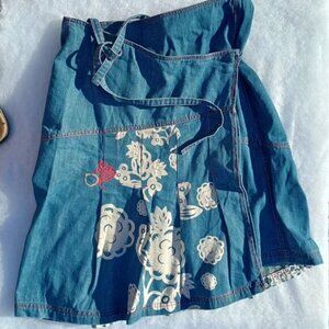 90’s Oilily jean skirt